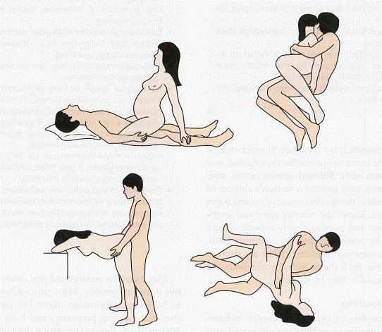 Safe sex position for pregnant